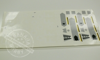 Decal Sheet, LX 70mm F22 for BlitzRCWorks 5 CH F-22 Raptor V3 RC EDF Jet