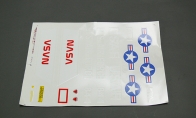 Decal Sheet, LX SR-71 for BlitzRCWorks 6 CH SR-71 Blackbird V2 RC EDF Jet
