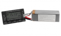 Digital Battery Capacity Checker Tester for Li-Po/LiFe/Li-ion/NiMH/NiCd Batteries for BlitzRCWorks 7 CH YF-23 RC EDF Jet