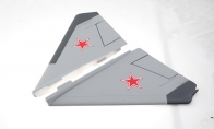 Flyfans MiG-25 Russian Vertical Stabilizer for Flyfans 6 CH Russian MiG-25 Foxbat Twin 64mm RC EDF Jet