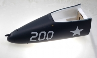 Front Fuselage - Designed for T-45 Turbine LoneStar for AF Model | AeroFoam 12 CH Lone Star T-45 Goshawk RC Turbine Jet