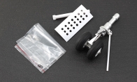 Front Landing Gear Set with gear door for Xfly-Model 6 CH J65 w/ 3-Axis Stabilization Gyro System Twin 70mm RC EDF Jet