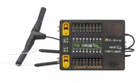 FrSky FrSky 2.4GHz 900MHz Tandem Dual-Band TD SR18 Receiver with 18CH Ports for FrSky Black Tandem X20S Dual-Band Telemetry 24-Channel Radio System RC Option