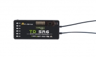 FrSky FrSky 2.4GHz 900MHz Tandem Dual-Band TD SR6 Receiver with 6CH Ports for FrSky Black Tandem X20S Dual-Band Telemetry 24-Channel Radio System RC Option