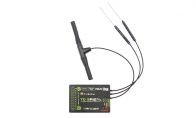 FrSky FrSky 2.4GHz 900MHz Tandem Dual-Band TD SR12 Receiver with 12CH Ports for FrSky Black Tandem X20S Dual-Band Telemetry 24-Channel Radio System RC Option