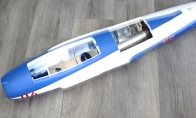 Fuselage, AF Model MiG-17 Blue Turbine for AF Model 11 CH Blue White MiG-17 RC Turbine Jet