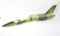Fuselage w/ Battery Cover, Flyfans L-39 64mm Olive Camo for FLYFANS 6 CH Olive Camo L-39 Albatros 64mm RC EDF Jet
