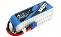 Gens Ace 6S 22.2V 5600mAh 80C Lipo Battery Pack w/ EC5 Connector