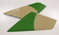 Green Camo Horizontal Stab for BlitzRCWorks 12 CH Green Camo Super MiG-29 RC EDF Jet