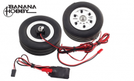 JP Hobby All-In-One Assembled Main Wheel Set (Diameter: 86mm Axle Shaft Size: 8mm) with JP Electric Brake System