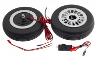JP Hobby All-In-One Assembled Main Wheel Set (Diameter: 136mm Axle Shaft Size: 8mm) with JP Electric Brake System