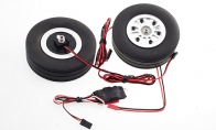 JP Hobby All-In-One Assembled Main Wheel Set (Diameter: 95mm Axle Shaft Size: 8mm) with JP Electric Brake System