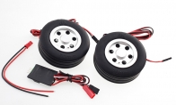JP Hobby All-In-One Assembled Main Wheel Set (Diameter: 70mm Axle Shaft Size: 6mm) with JP Electric Brake System