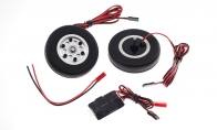 JP Hobby All-In-One Assembled Main Wheel Set (Diameter: 65mm Axle Shaft Size: 4mm) with JP Electric Brake System