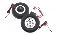 JP Hobby All-In-One Assembled Main Wheel Set (Diameter: 115mm Axle Shaft Size: 8mm) with JP Electric Brake System