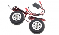 JP Hobby All-In-One Assembled Main Wheel Set (Diameter: 63mm Axle Shaft Size: 5mm) with JP Electric Brake System