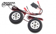 JP Hobby All-In-One Assembled Main Wheel Set (Diameter: 63mm Axle Shaft Size: 5mm) with JP Electric Brake System