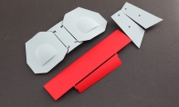 L-39 Red Blitz Landing Gear Door for AeroFoam 12 CH Red Blitz L-39 Albatros 105mm RC EDF Jet