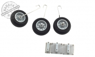 Landing Gear Set for BlitzRCWorks 3 CH Gray Mini F-16 V2 w/ Gyro RC EDF Jet