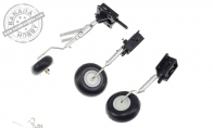 Landing Gear Set, LX 70mm F22 for BlitzRCWorks 5 CH F-22 Raptor V3 RC EDF Jet