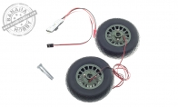 Main Wheel with brakes, LX B-25 for BlitzRCWorks 8 CH Super B-25 Mitchell Bomber RC Warbird Airplane