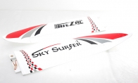 Main Wing w/ servos for BlitzRCWorks 4 CH Sky Surfer RC Trainer Airplane