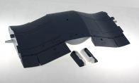 Mid Wing, LX 1.6M F4U Corsair for BlitzRCWorks 8 CH Super F4U Corsair V2 1600mm(63") RC Warbird Airplane