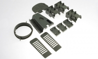 Plastic Parts, LX B-25 for BlitzRCWorks 8 CH Super B-25 Mitchell Bomber RC Warbird Airplane