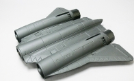 Rear Fuselage for BlitzRCWorks 6 CH SR-71 Blackbird V2 RC EDF Jet