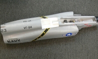 Rear fuselage with pre-installed electronics, LX F-4 Phantom for BlitzRCWorks 8 CH Super F-4 Phantom II RC EDF Jet