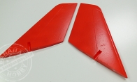Red Horizontal Stab for BlitzRCWorks 12 CH Red Super MiG-29 RC EDF Jet