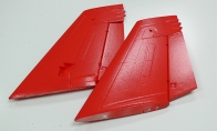 Red Vertical Stab for BlitzRCWorks 12 CH F/A-18F Super Hornet RC EDF Jet