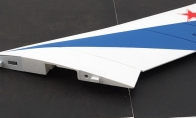 Right Wing, AF Model MiG-17 Blue Turbine for AF Model 11 CH Blue White MiG-17 RC Turbine Jet