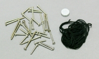 Screw Set, String, and Magnet, LX Su-47 for BlitzRCWorks 8 CH Sukhoi Su-47 Berkut V2 RC EDF Jet