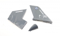 Tail Set and Nose Cone for BlitzRCWorks 3 CH Mini F-35 Lightning II V2 w/ Gyro RC EDF Jet