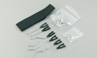 Tape, Push Rods, Screws, and Magnets for BlitzRCWorks 6 CH F-117 Stealth Fighter V2 RC EDF Jet
