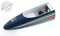 Tri-Color Front Fuselage for AF Model | Aerofoam 8 CH Blue MB-339 RC Turbine Jet