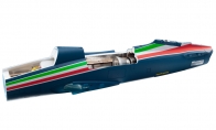 Tri-Color Fuselage for AF Model | Aerofoam 8 CH Blue MB-339 RC Turbine Jet