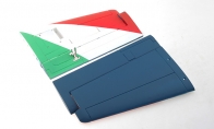 Tri-Color Horizontal Stab for AF Model | AeroFoam 12 CH Tricolor Aermacchi MB-339 RC Turbine Jet