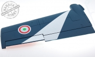 Tri-Color Left Wing for AF Model | Aerofoam 8 CH Blue MB-339 RC Turbine Jet