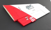 Vertical Stab, AF Model White MB339 105mm EDF Versoin for AF Model | AeroFoam 12 CH White Red Aermacchi MB-339 105mm RC EDF Jet