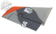 Vertical Stab w/ Rudder, AF Model MB-339 Italian Air Force Turbine for AF Model 12 CH Italian Air Force Aermacchi MB-339 RC Turbine Jet