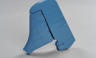 Vertical Stabilizer w/ Rudder, LX F4F Wildcat Blue for BlitzRCWorks 5 CH Blue F4F Wildcat RC Warbird Airplane