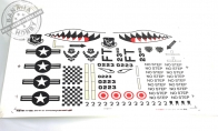 Water Decal Sheet for BlitzRCWorks 8 CH Super A-10 Warthog Thunderbolt II RC EDF Jet