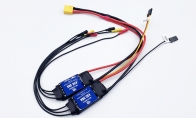 XFly 20A ESC*2 w/XT60 plug for XFly-Model 5 CH Red Eagle Twin 40mm RC EDF Jet