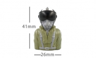 XFly A-10/Su-27 Twin 50mm Pilot 003 for Xfly-Model 4 CH Sukhoi Grey Su-27 PRO Twin 50mm RC EDF Jet