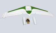 XFly Eagle Main Wing Set - Green for XFLY-MODEL 5 CH Green Eagle Twin 40mm RC EDF Jet