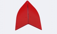XFly Eagle Winglets - Red for XFLY-MODEL 5 CH Red Eagle Twin 40mm RC EDF Jet