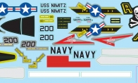 XFly Twin 40mm F-14 Decal Sheet for XFLY-MODEL 5 CH F-14 Tomcat Twin 40mm RC EDF Jet
