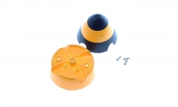 Yellow Spinner - Designed for Top RC 800mm P-51D for TOPRC 4 CH Blue Mini P-51D RC Warbird Airplane